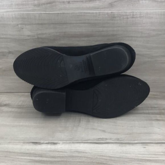 Blondo Ankle Boots Women's 6.5 Black Waterproof Suede Leather Booties - Picture 9 of 10